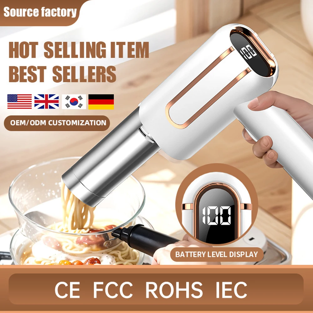 Description Picture 4 of itemHandheld Electric Pasta Noodle Maker Wireless Ramen Pasta Making Machine Fully Automatic USB Rechargeable For Home Kitchen 제면기