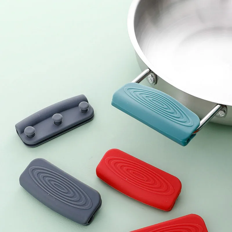 1/2pcs Insulated Kitchen Gloves Silicone High Temperature Resistant Non