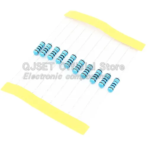 50pcs 1/2W Metal Film Resistors 1% 0.5W 10R 15R 47 100 200 220 470 510 Ohm 1K 2.2K 4.7K 10K 47K 100k 200k 220k 510k 470k 1M Ohms - Image 5