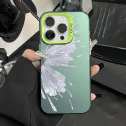 Elegant Butterfly Design Protective Phone Case - Premium Shockproof Cover with Stylish Aesthetic Pattern for A96 4G(A76 4G) (S11524)