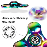 Stainless Steel Fidget Spinner 3 Minutes More - High Speed Precision Metal Hand Spinner for EDC, ADHD, Anxiety 2