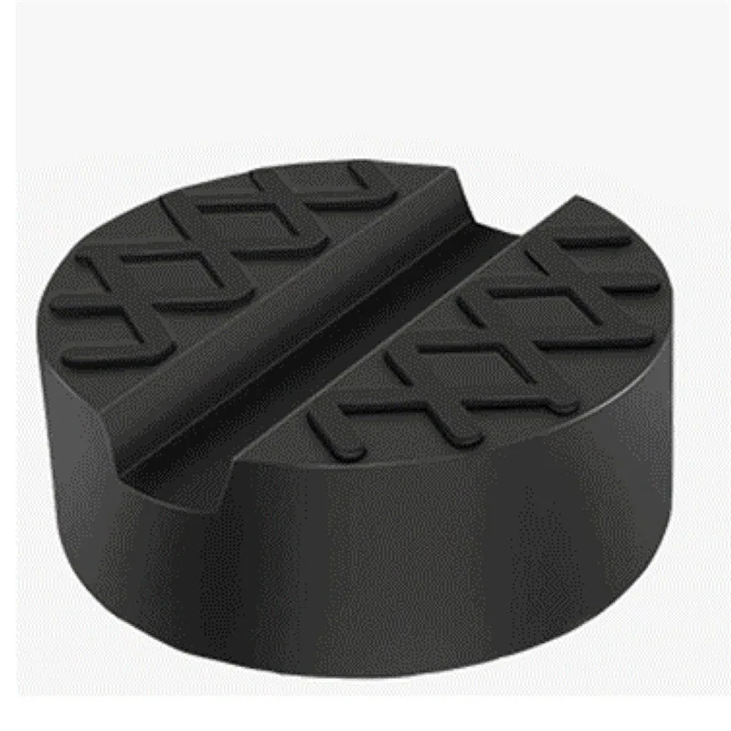 Universal Car Jack Rubber Pad - Frame Protector and Slotted Floor Lifting Disk