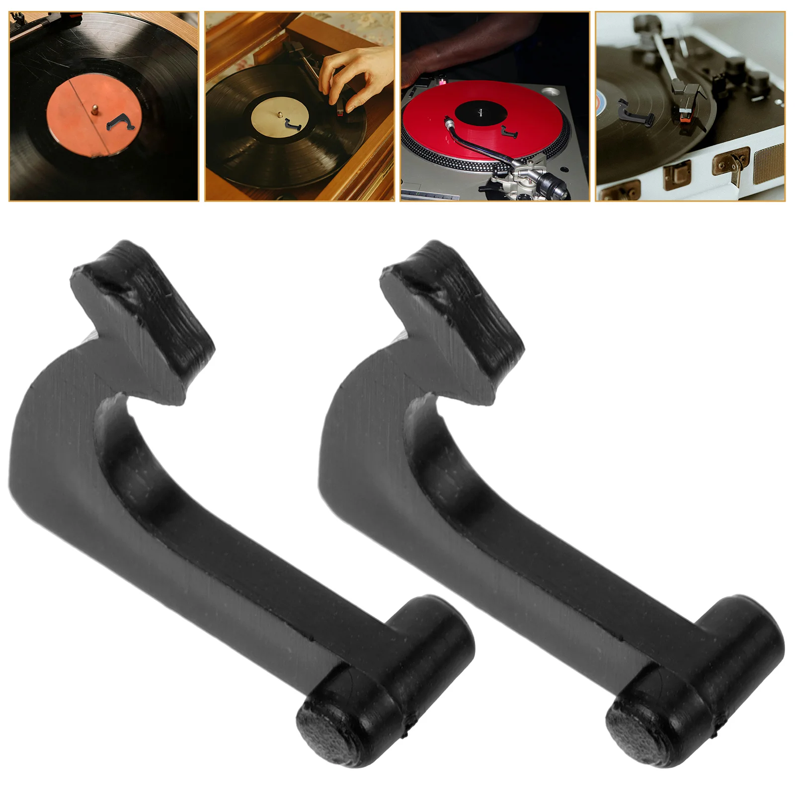 4Pcs Record Player Arm Buckle For Attachments Turntable Mount Holder Adapter Dj Equipment Consumer Electronics Portable Audio