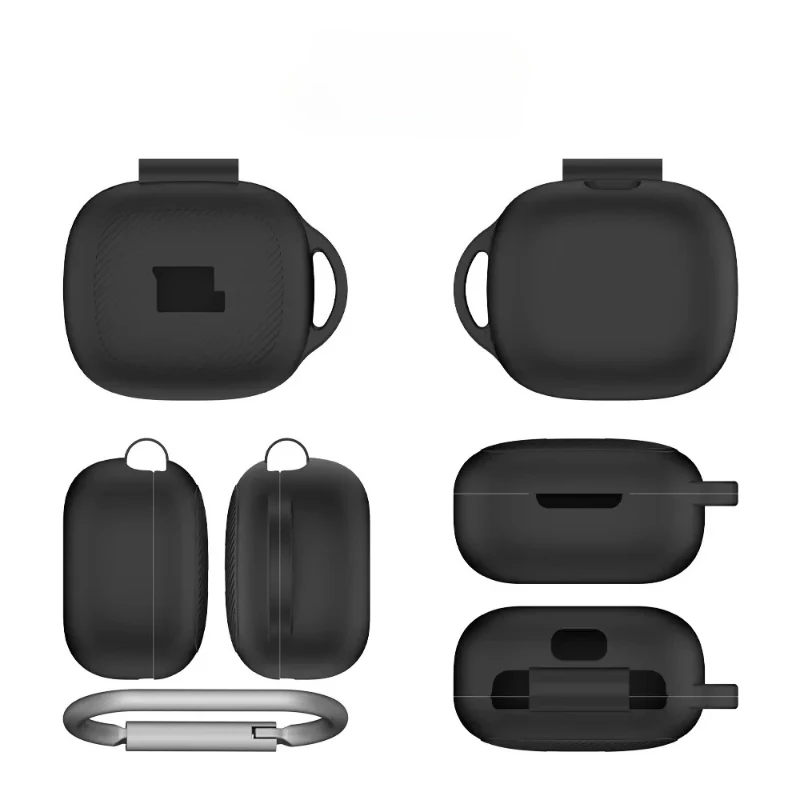 Luxurious Shockproof Earbuds Case with Keychain