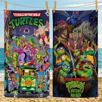 N-Ninja Turtles Big Microfiber Beach Towels Quick Dry Towel Sand Beach Towels Pool Towel for Travel Swim Pool Yoga 1