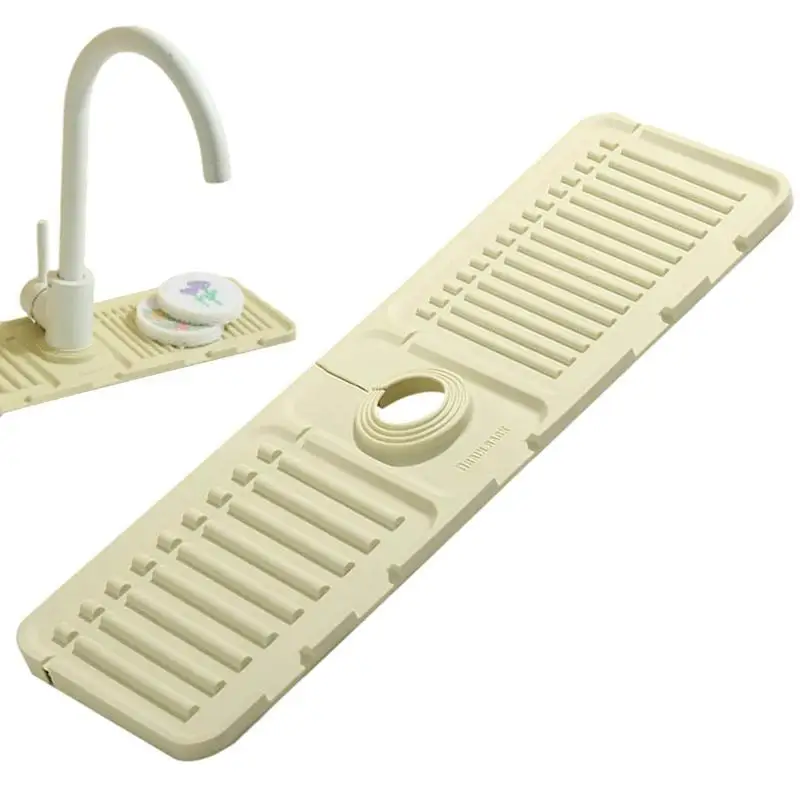 

Silicone Sink Faucet Mat Splash Guard Kitchen Sink Accessories Foldable Water Guard For Kitchen Sink Splash Guard For Kitchen