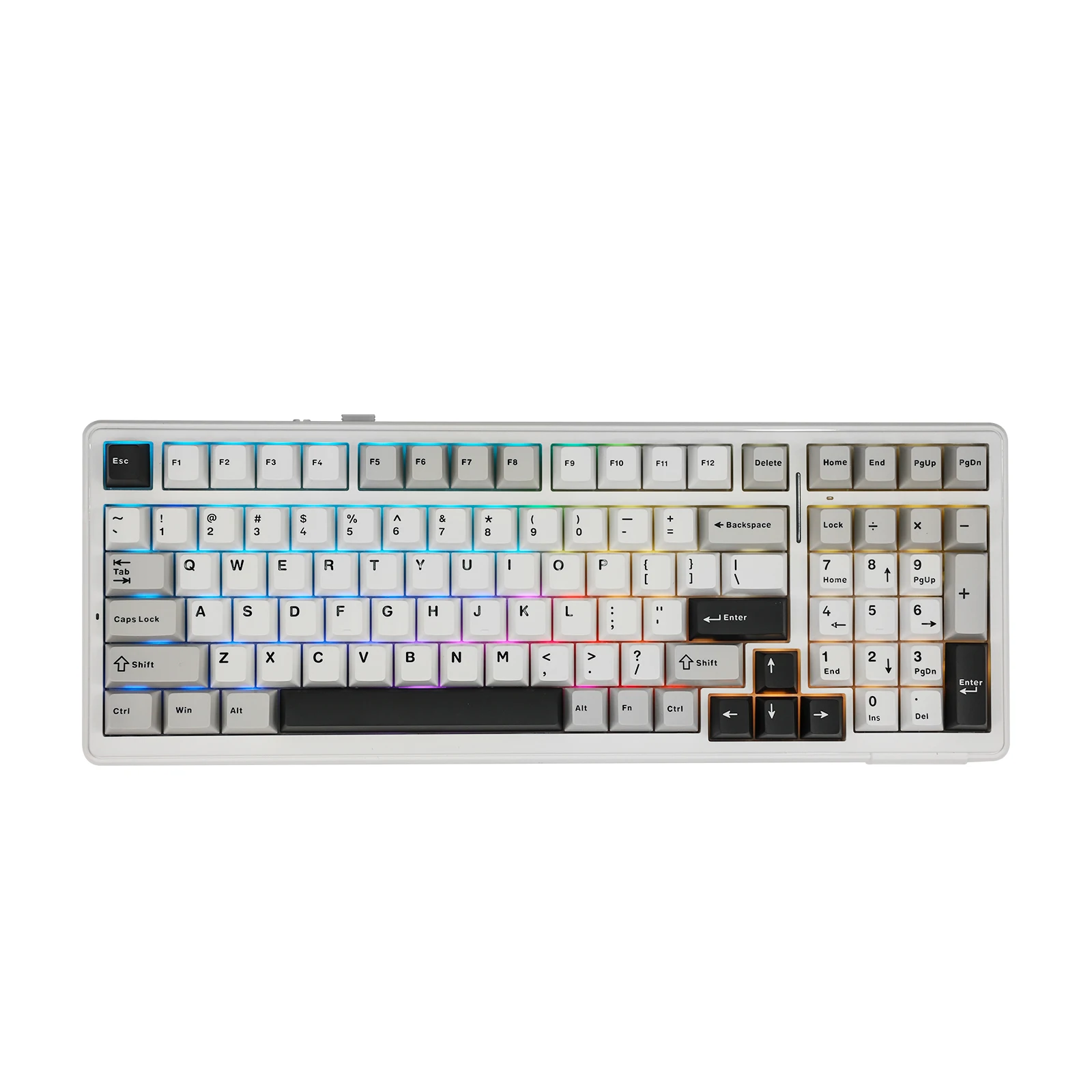 Bluetooth EPOMAKER-AULA f99メカニカルキーボード,5.0g,トレンディな 