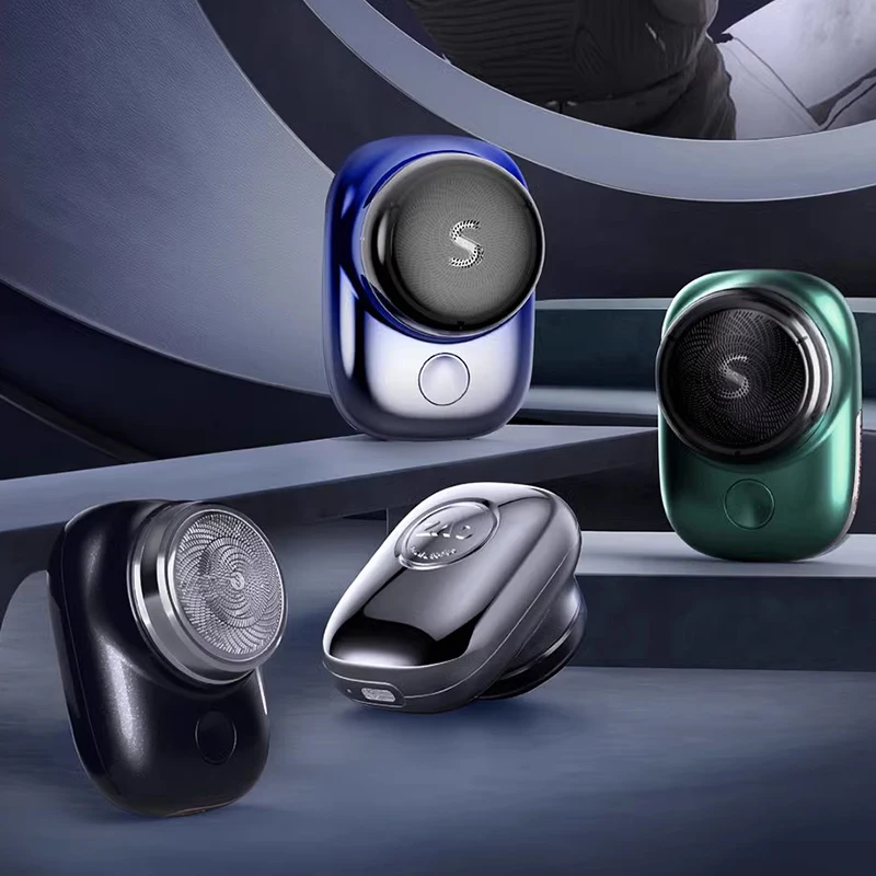 AIKIN Skyworth Mini Electric Shaver Put Into The Pocket