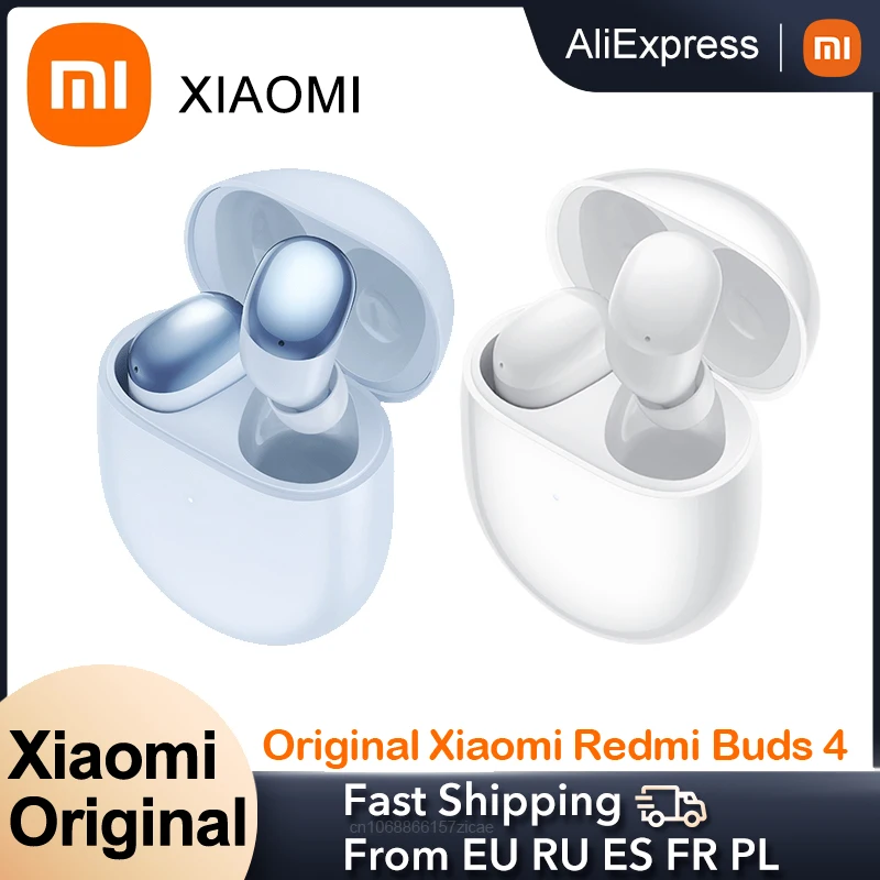 Originale Xiaomi Redmi Buds 4 Tws Auricolare Bluetooth 5.2 Active Noise Cancelling 2 Con Microfono Cuffie Wireless Cuffie Impermeabili