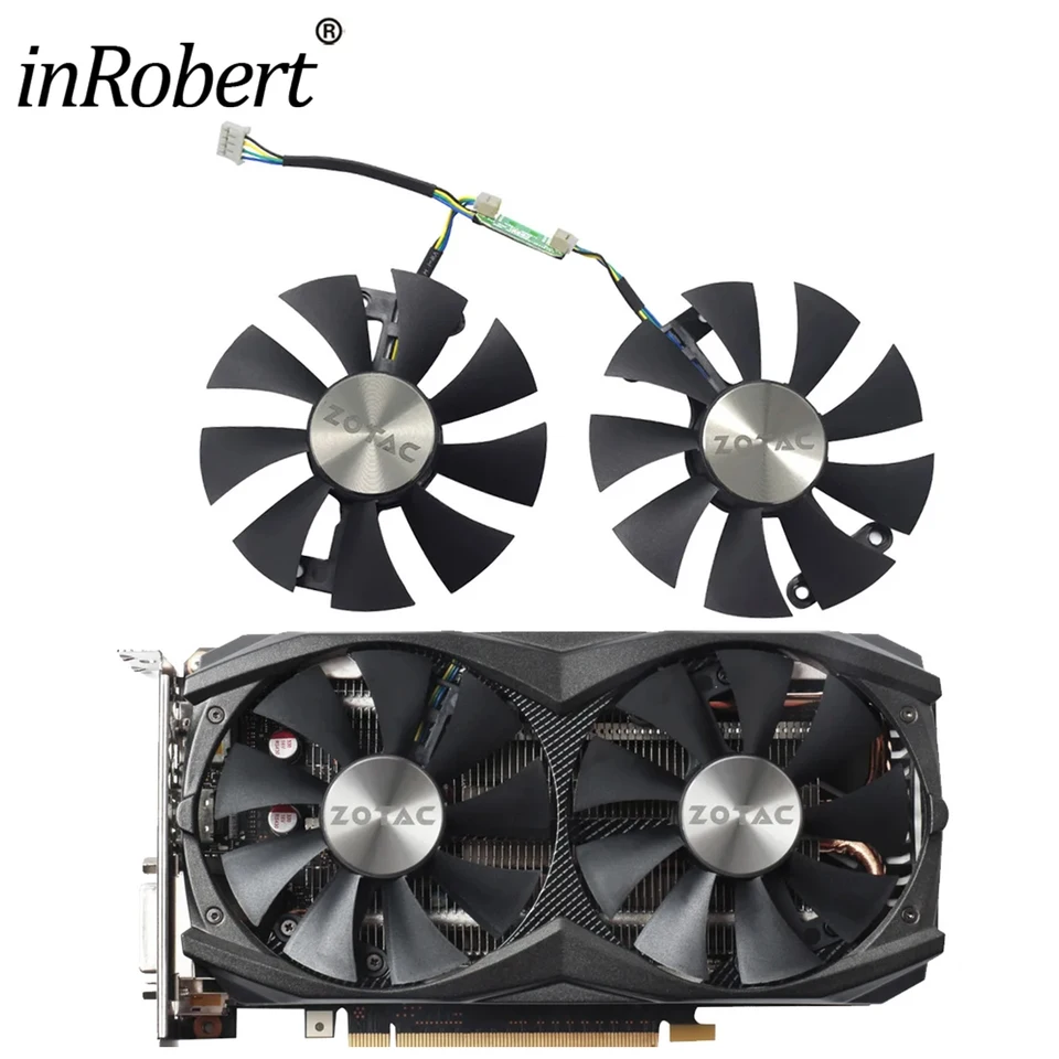 冷却ファン,zotac geforce gtx 960 amp 980tiグラフィックスビデオ