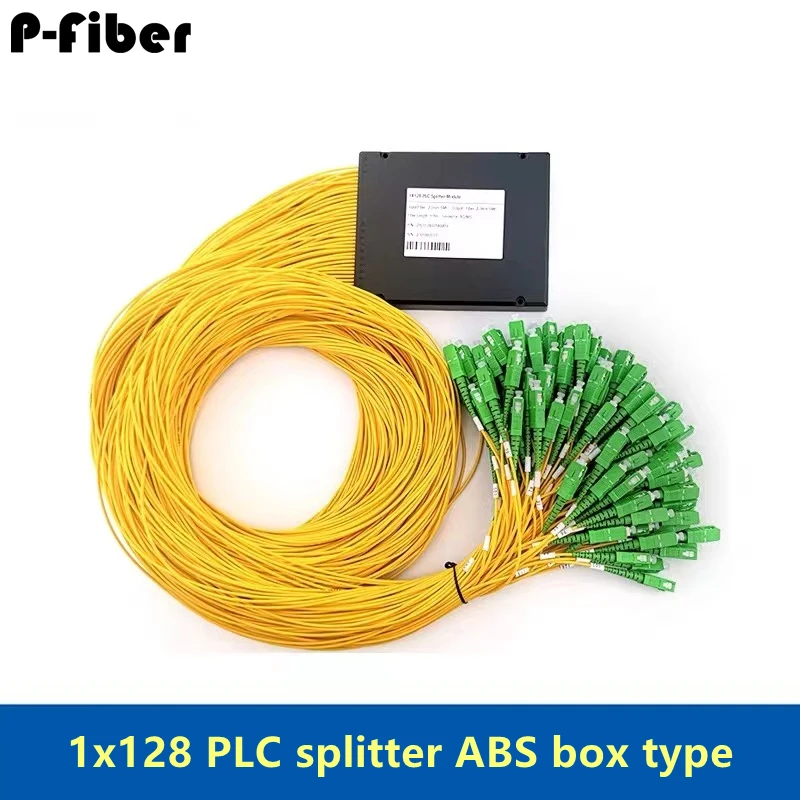 1128 optical splitter module 1*128 box PLC pigtail optical fiber