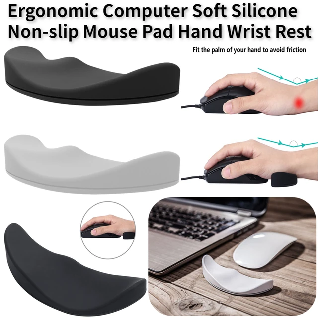 MP-005 | Tappetino per mouse ergonomico con cuscino per polso in gel |  19x23cm