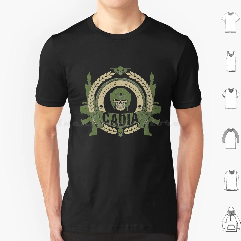 Cadia-Crest T Shirt 6Xl Cotton Cool Tee 40000 Imperium Evolution Imperial Guard Tabletop Horus Heresy 40000 40 000 Nerd Limited