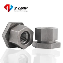 Adaptador de brida de aluminio para rueda de vaso, Z-LEAP, 2 piezas, M14, 5/8 
