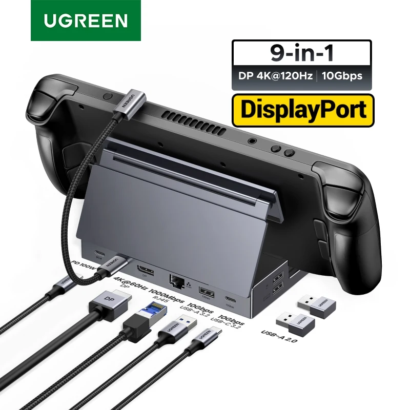 Steam Deck oled 1TB＆UGREEN 9-IN-1ハブ UGREEN 9-in-1 Steam Deck Docking Station - PD 100W 4K@60Hz | UGREEN US