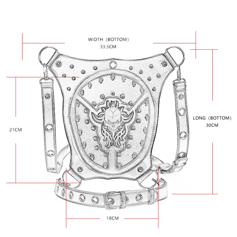 Рисунок 4 - Женская сумка на плечо Chikage в стиле рок-панк