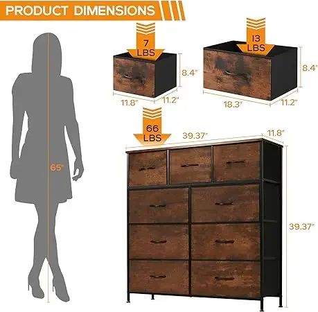 Rustic-9-Drawer