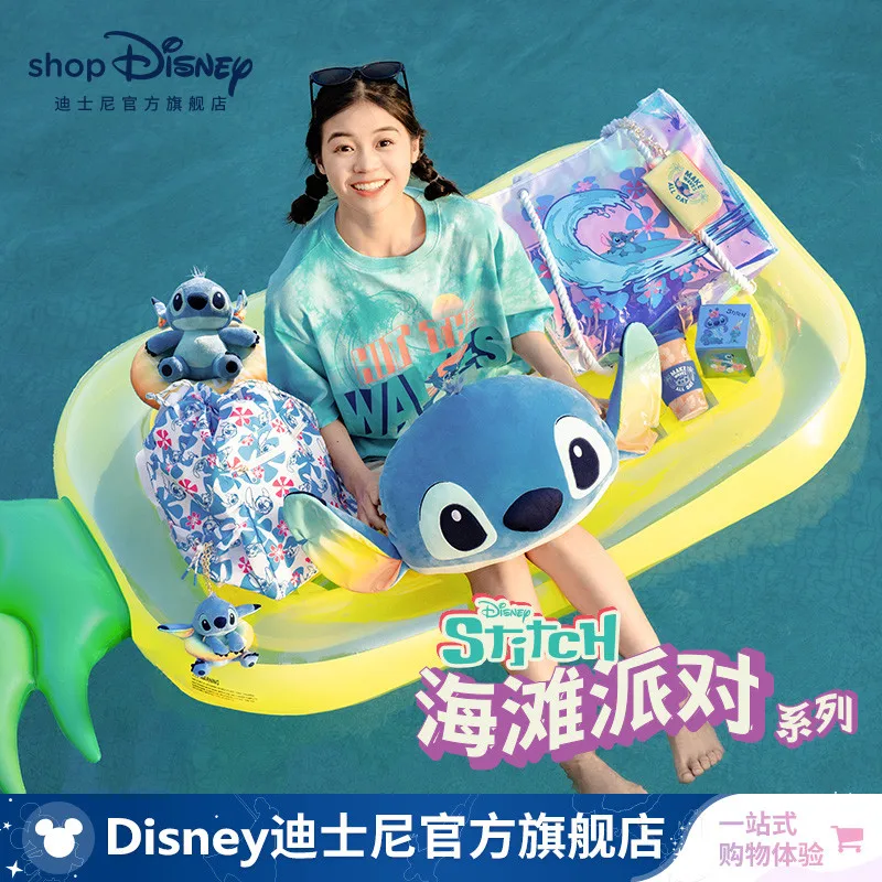 

New Disney Stitch Beach Party Series Make Waves All Day Plush Doll Pendant Cushion Christmas Gift