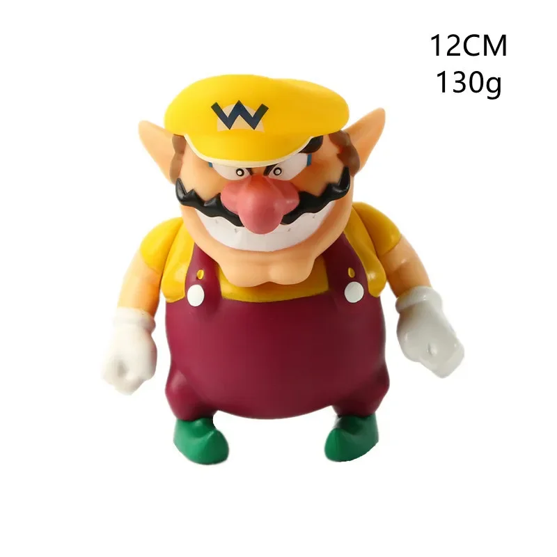 Boneca Super Mario Bros para crianças, jogo Luigi, área de trabalho  periférica, modelo de carro, decoração, brinquedo, 12cm - AliExpress