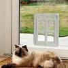 Pet Screen Door Magnetic Closure Wall Dog Door Easy Setup Pet Door Pet Supplies Pet Safe Doggie Door For Dog Cat Kitten For 3