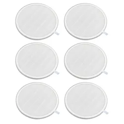 Compact 17cm HEPA Filter for Nail Dust Collectors - Captures 99% of Dust (6Pcs)