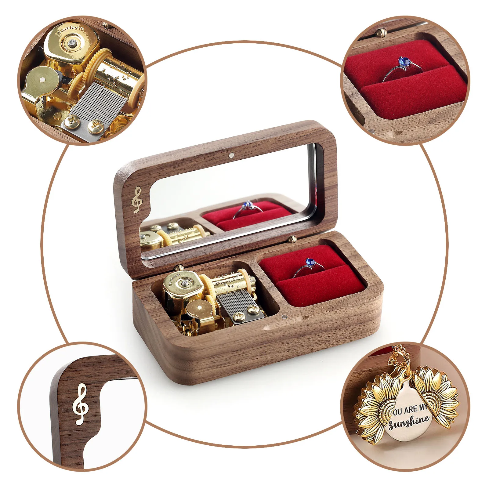 SONGMICS Ballerina Musical Jewelry Box for Kids, India | Ubuy