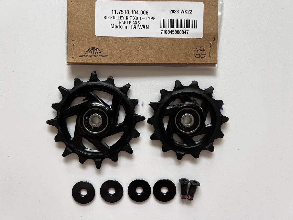 パーツ TITAN PULLEYWHEELS for SRAM AXS TITAN PULLEYWHEELS for SRAM AXS XPLRスラム AXS XPLR用チタン