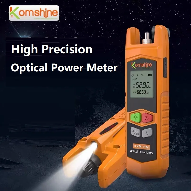 

Komshine KPM-11M Fiber Optical Power Meter Mini OPM Medidor De Potência PT Support FC/SC/ST Interface