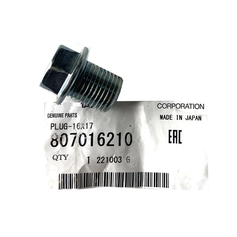 

NBJKATO Brand New Genuine Engine Oil Drain Plug 807016210 For Subaru Forester Impreza Outback 2012-2017 DOHC