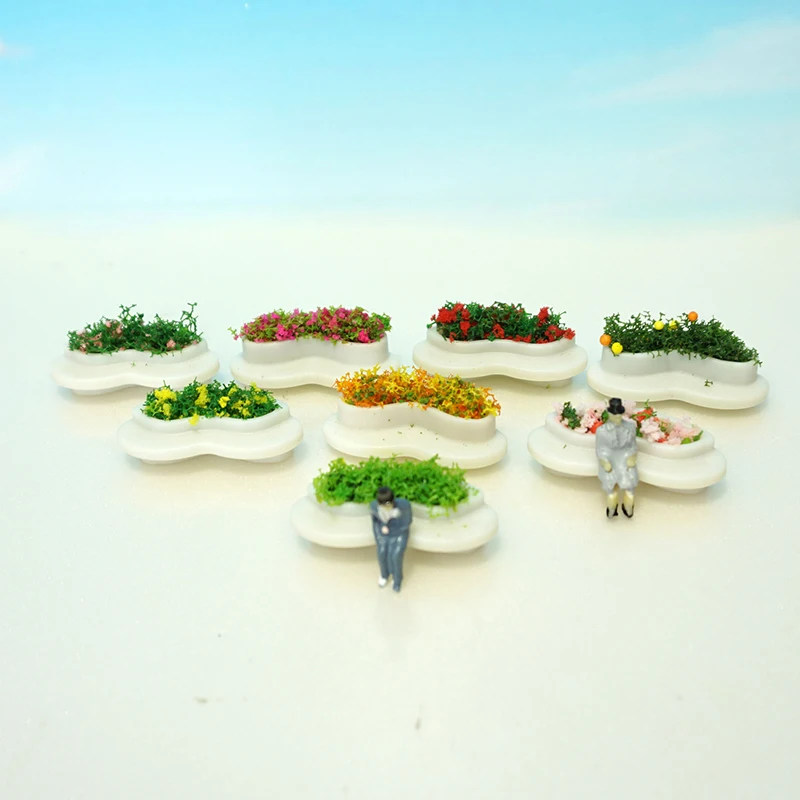 

Mini Simulation Shopping Mall Leisure Seats Shopping Center Public Rest Area Flower Pool Flower Bed Chair Square Bench