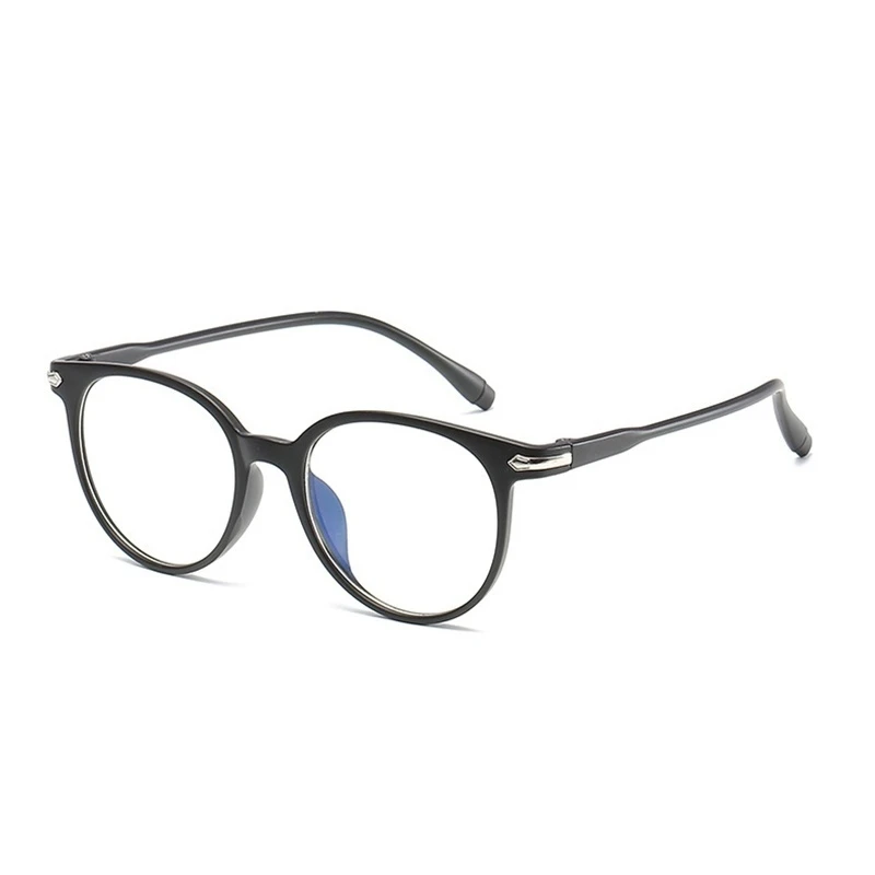 blue filter glasses European and American New Fashion Ladies Glasses Transparent Computer Game Glasses Retro Comfortable Anti-blue Literary Glasses glasses to protect eyes from screen Blue Light Blocking Glasses