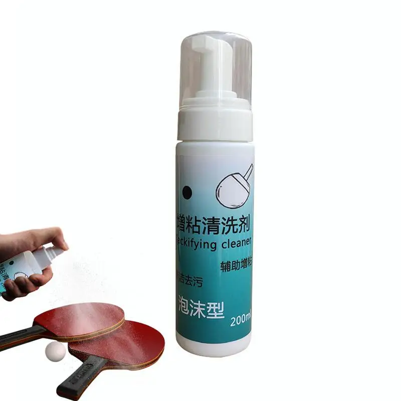 

Ping-Pong Paddle Spray Table Tennis Racket Care Spray Detergent 200ml Ping-Pong Paddle Rubber Cleaner Effective Cleaning Liquid