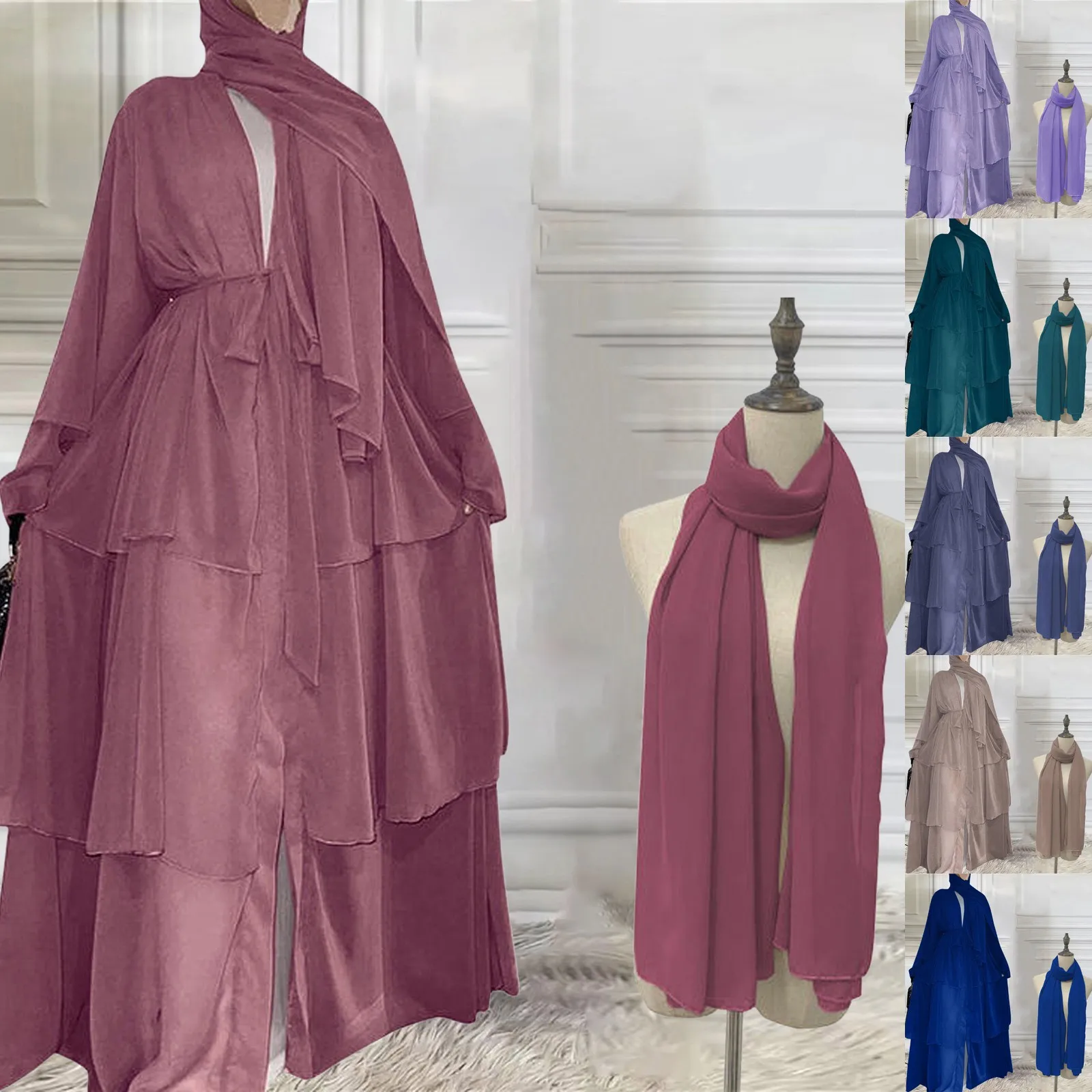 

Cardigan Set For Women Party Dress Kpytomoa Plus Size Women Clothing Outer Banks Caftan Marocain Muslim Turkey Pakistani Abayas