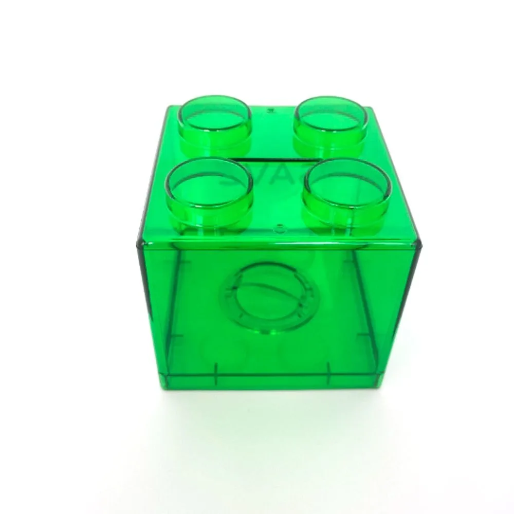  LEGO Caja de almacenamiento roja Brick 8 Bright : Hogar y Cocina