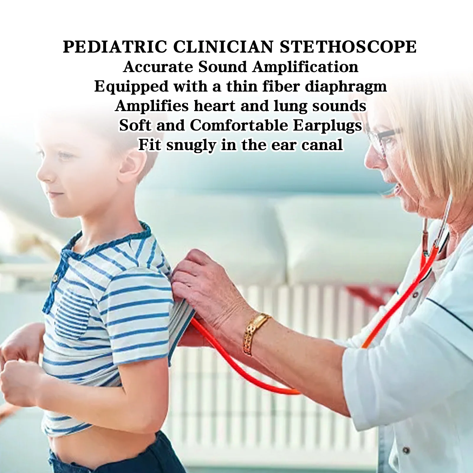 Pediatric Stethoscope 5 Heads  Thin Fiber Diaphragm Cartoon Animals Multiple Colors  Stethoscope for Pediatrician