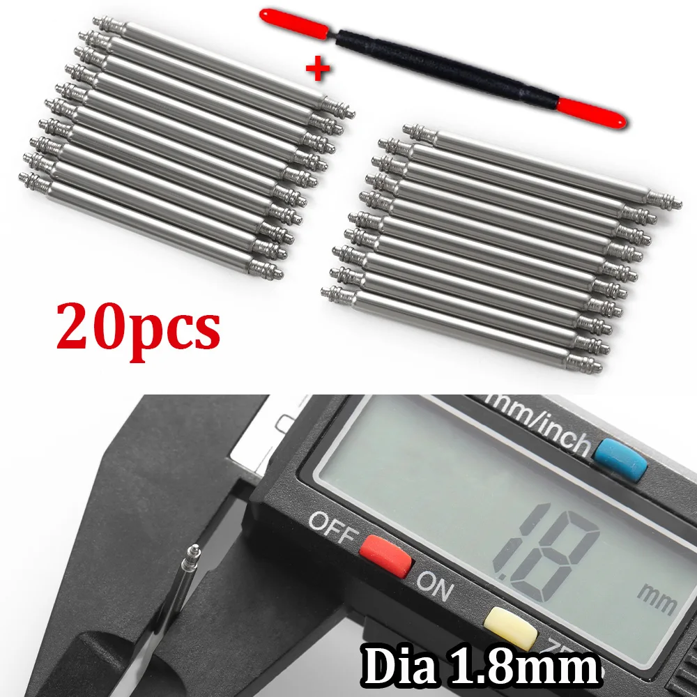 Premium Stainless Steel Spring Bar Set with Tool - Assorted Sizes