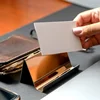 Stainless Steel Business Card Holder 304 Stainless Steel Business Card Holder Desktop Creative Business Office Front Desk 1