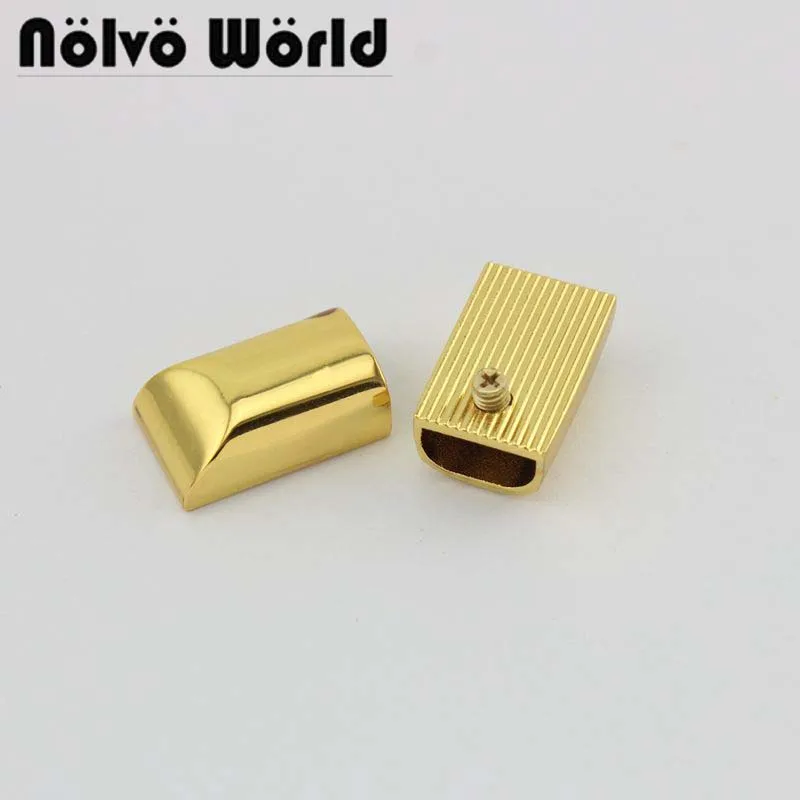 1050pcs 4 Colors 9mm Handbag Purse Zipper Decoration End Clips By