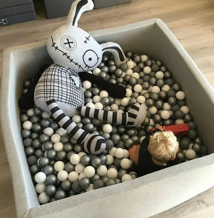 Piscine à balles carrée en mousse pour enfants | Enfants Baby Ocean Balls Pools babiesdecor.myshopify.com