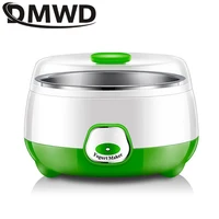 DMWD Yogurt Maker 0.8L Mini Automatic Yogurt Machine Household DIY Yogurt Tools Natto Rice Wine Fermenter Stainless Steel Tank 1