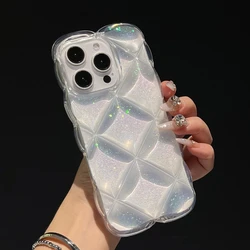 Luxury Glitter Bling Colorful Wave Soft TPU Shockproof Smartphone Case - iPhone 12 Pro (SFLG)