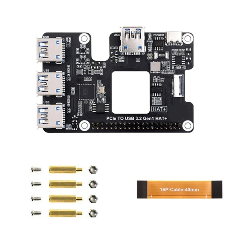 

4-портовый адаптер USB3.2 для платы расширения 5 PCIe — USB 3.2 Gen1
