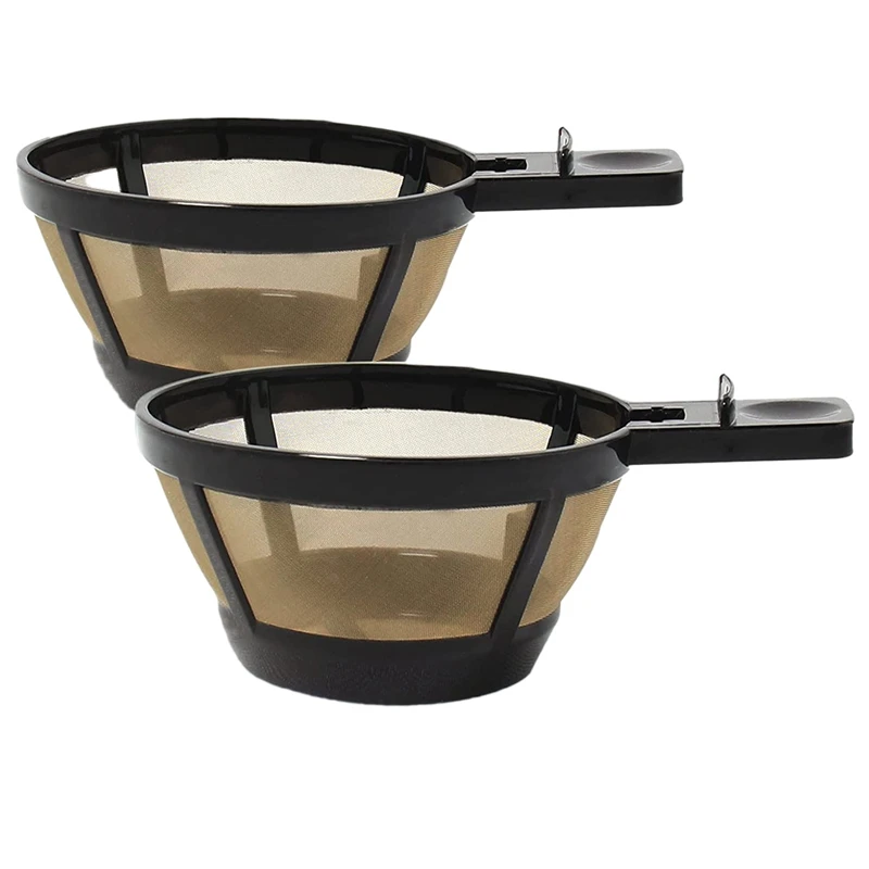 Practical 2 Pcs Reusable Single Serve Brew Replacement Coffee Basket
