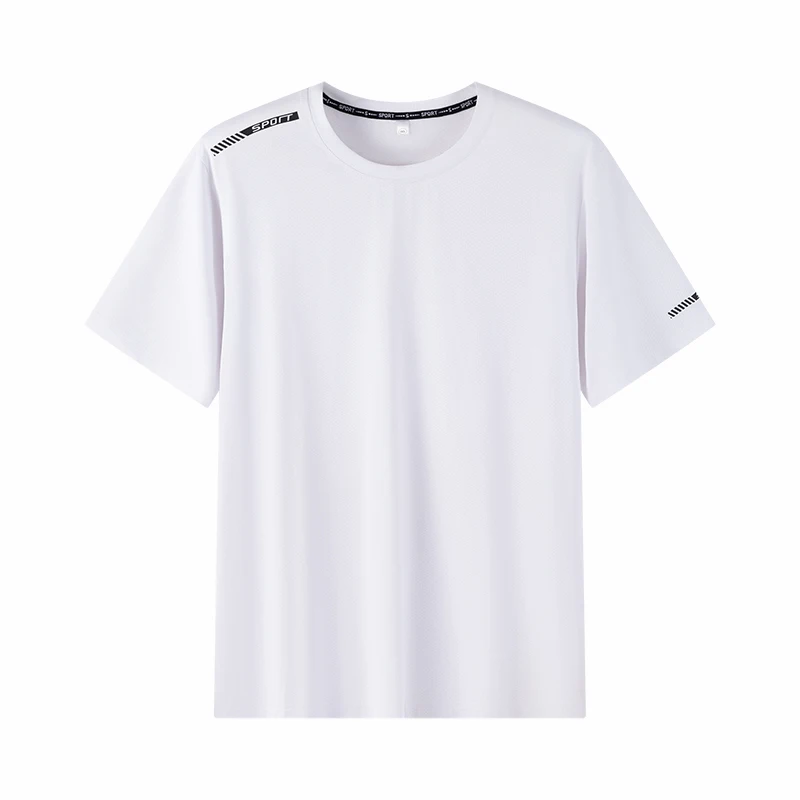 Plus Size T-shirt Men for 110-175kg Pack of 1/3 Breathable Quick Dry Tees Big Oversized Round Neck Short Sleeve Sport T-shirt 4