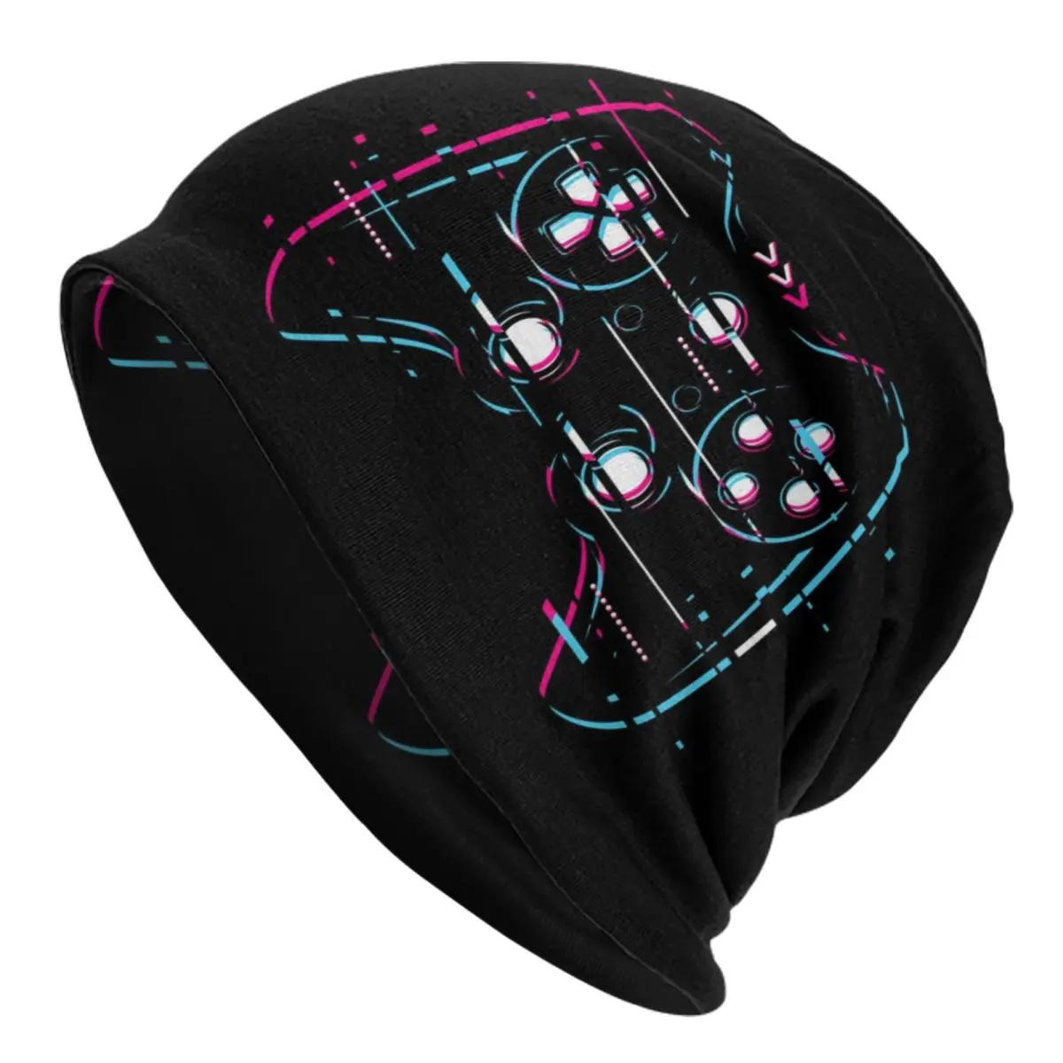 

Retro Video Game Controller Skullies Beanies Caps Unisex Cool Winter Warm Knitted Hat Adult Gamer Gaming Gamepad Bonnet Hats