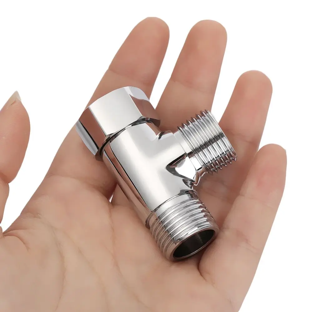 Brass 3-way Bathroom Supplies Connect Shower Head Diverter Valve Faucet Adapter Kitchen Sink Splitter Water Tap Connector