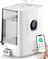 Smart Humidifier for Bedroom Large Room, 6.5 L Warm & Cool Mist Humidifiers with App&Voice Control, Exclusive Distilled 1