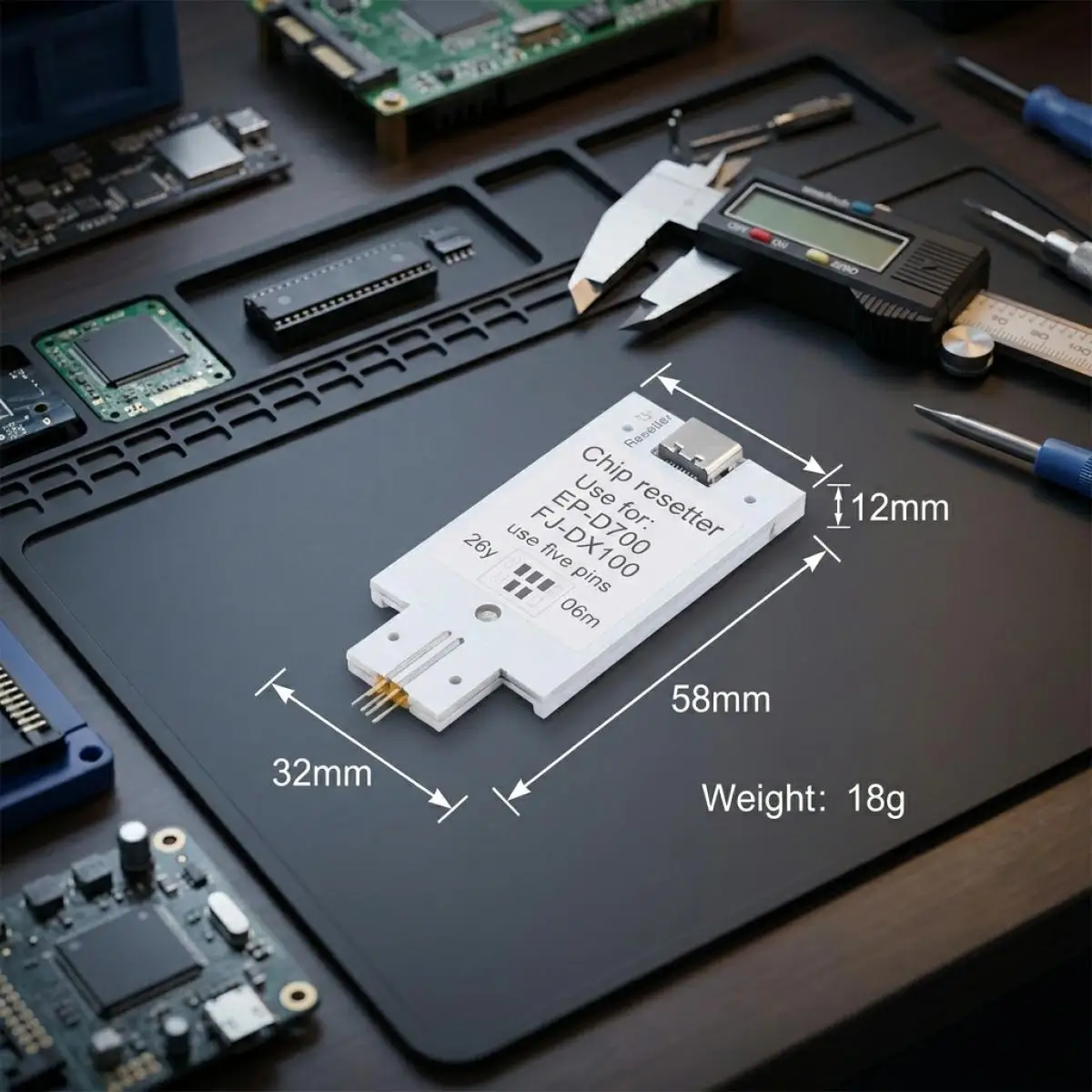 엡손 슈어랩 D700 후지 DX700 칩 리셋터, T7811-T7816 T7821-T7826 잉크 카트리지 칩 리셋용