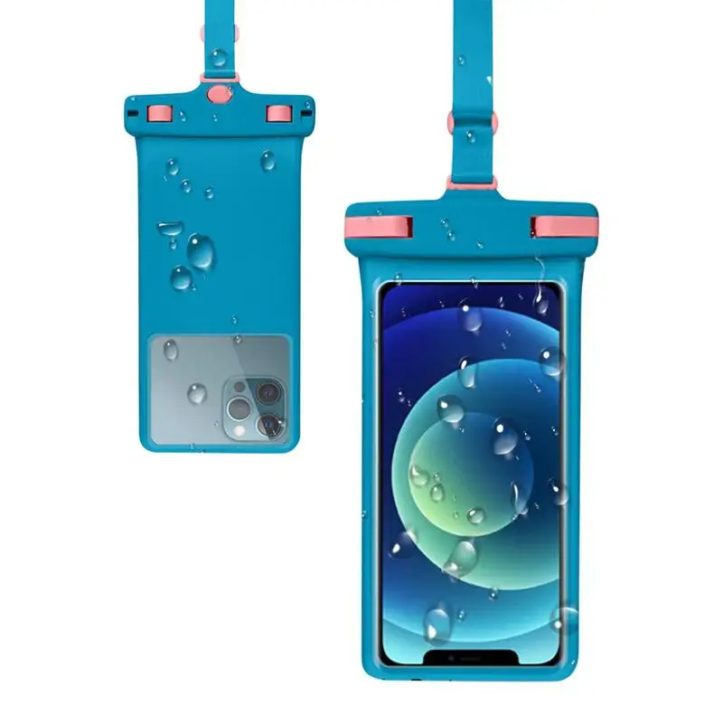 

Water Case For Phone Mobile Phone Case Dry Pouch Waterproof Adjustable Clear Phone Dry Bag With Lanyard For Snorkeling Boating
