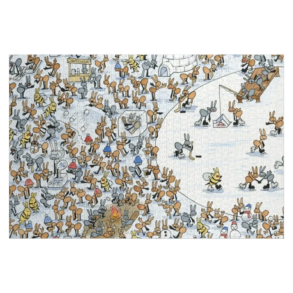 Ant Winter Jigsaw Puzzle Toys For Children Customized Photo Customs With Photo Custom Gifts Puzzle